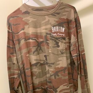 Brixton Supply Camo Long Sleeve Shirt